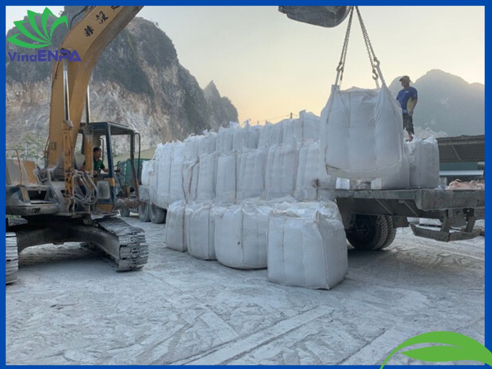 Bao Jumbo đựng Quặng sắt của VinaENPA tại các công trình