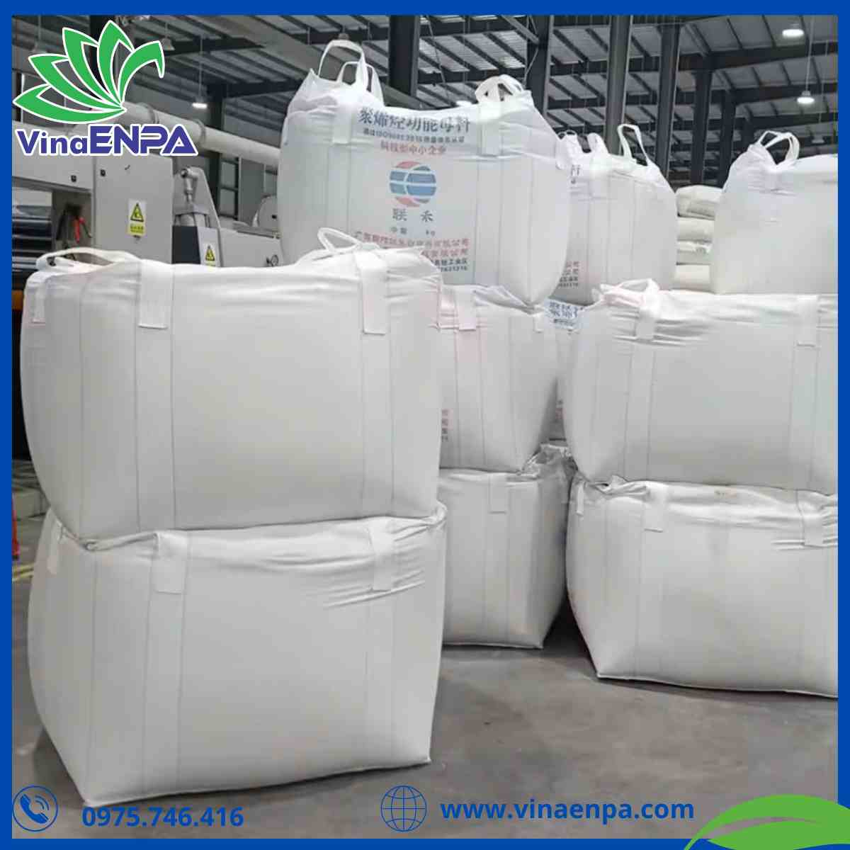VinaENPA Đơn vị sản xuất và phân phối bao jumbo đáy bằng chất lượng, uy tín