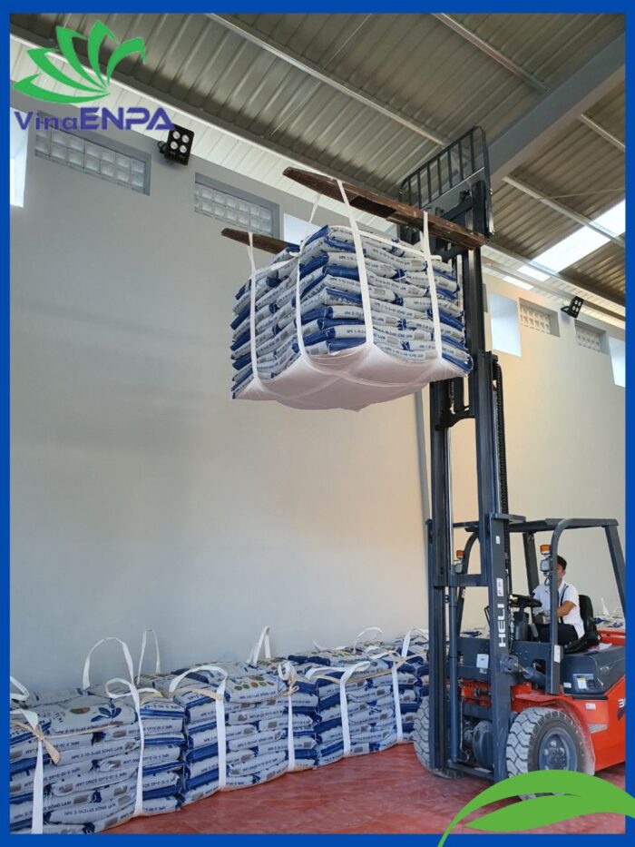 Bao Sling Của VinaENPA trong vận chuyển hàng hoá của đối tác
